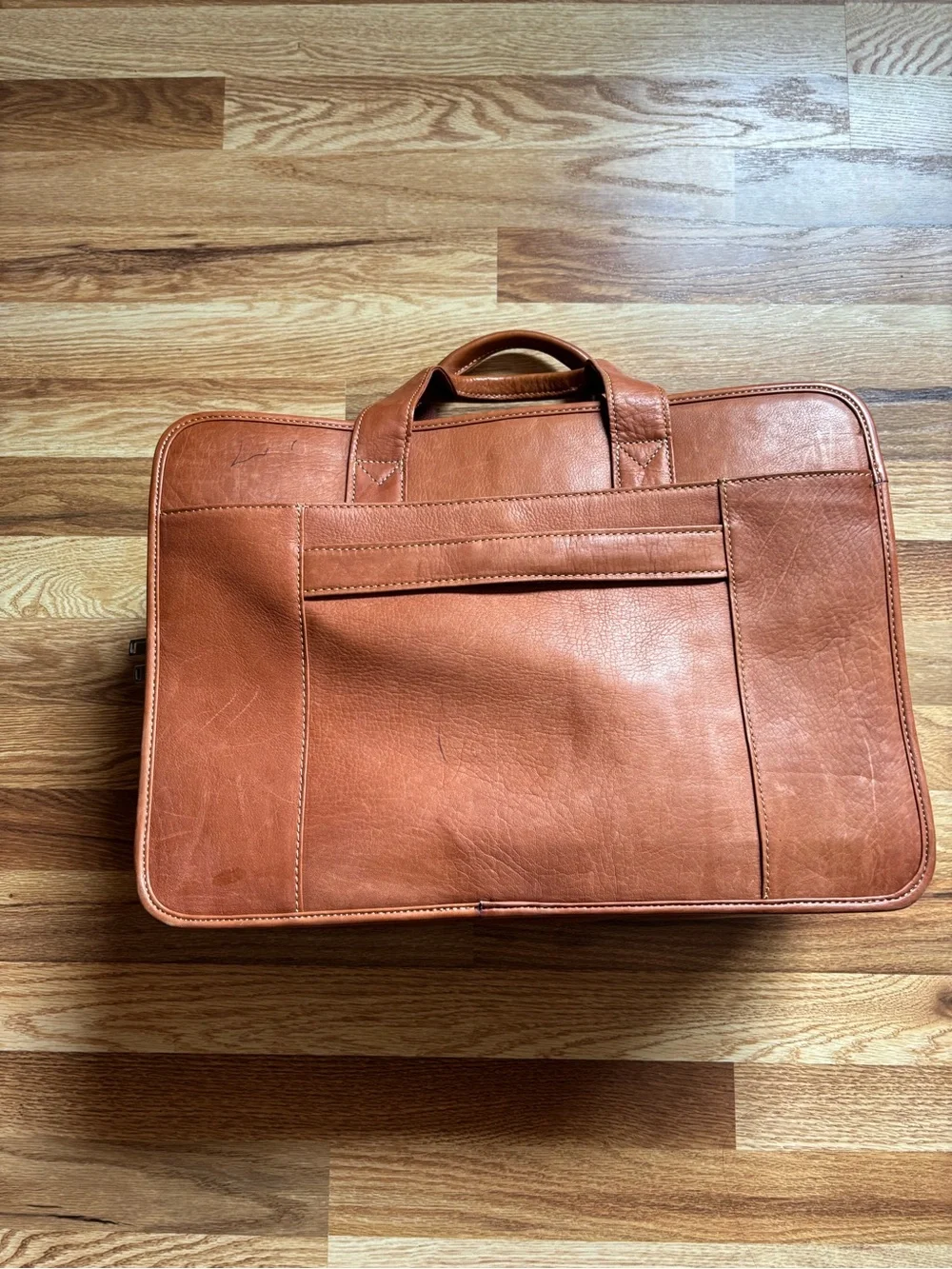 Vintage Brown Wilsons Leather Briefcase